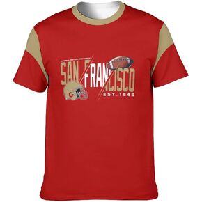 Short Sleeve Football Fan Shirt Gift for Men and Women - Classic Crewneck T-Shirt (S-XL)