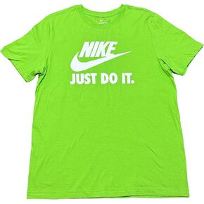 Nike Sportswear Men's Futura Just Do It Short Sleeve T-Shirt (US, Alpha, X-Large, Regular, Regular, Volt)