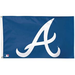 WinCraft MLB Atlanta Braves 01758115 Deluxe Flag, 3' x 5'