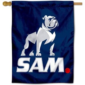 College Flags & Banners Co. Samford New Logo Double Sided House Flag