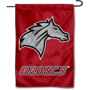 Rider Broncs Garden Flag Double Sided Banner