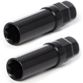 Circuit Performance Black 7 Point Star Spline Lug nut Tool Key (2 TOOLS)