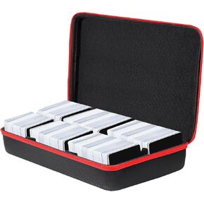 Brappo 1000+ Playing Card Case Compatible with Cards Against Humanity,TCG Trading Cards,Phase 10 Cards,Magic The Gathering Cards,Sport Cards &All Standard Size Cards.(Case only) (Black)