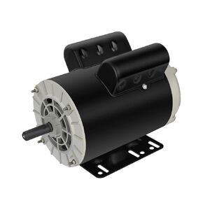 5HP SPL Electric Motor 3450 RPM, Air Compressor Motor, Single Phase 56Frame Motor, 208V-230V 5/8"Shaft Diameter Rolled Steel Shell 60HZ