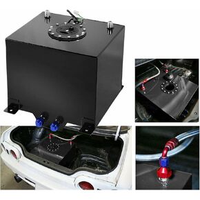 خلية وقود ألومنيوم سعة 5 جالون من EASYBERG، خزان غاز فضي مع غطاء ومرسل مستوى مطلي in Kuwait