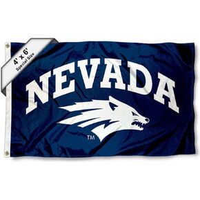 College Flags & Banners Co. Nevada Wolfpack 4 ft x 6 ft Flag