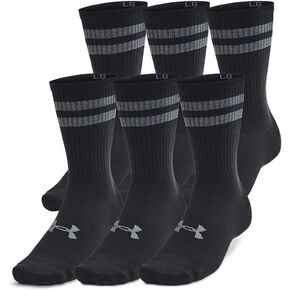 Under Armour Unisex Adult Essential Crew Socks (6 Pairs)
