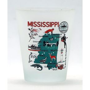 Mississippi US States Series Collection Shot Glass