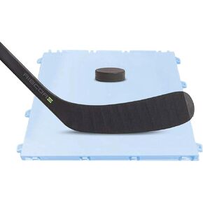 Snipers Edge Hockey - Dryland Slick Tiles - 20 White 12" by 12" Squares - Simulates Real Ice, Easy to Assemble, Premium Grade UV Coating for Protection