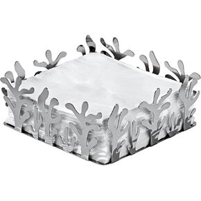 Alessi ESI18 "Mediterraneo" Paper Napkin Holder, Silver