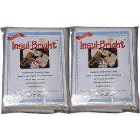 Insul-Bright Insulated Lining 36 x 45 Inches - 2 Packs