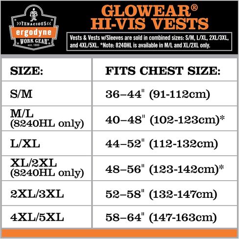 Ergodyne Unisex S/M Class 2 Two Tone Mesh Vest, Orange, Small-Medium US in Kuwait
