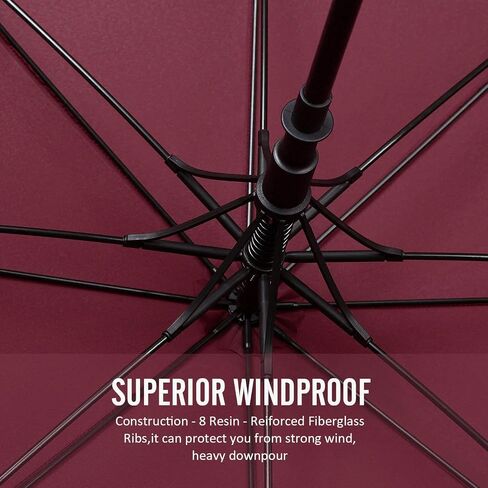 BAGAIL Golf Umbrella Large Oversize Double Canopy Vented Automatic Open Stick Umbrellas for Men and Women in Saudi Arabia