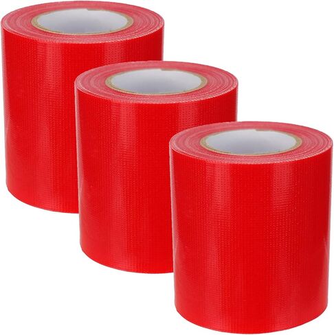3 Pack Black Duct Tape, 2.88" x 10yd, Wide Roll,Heavy Duty, Flexible, No Residue, Waterproof, Multi-Use, All-Weather and Tear by Hand for Home, Window, Office, Car, Carpet in Saudi Arabia