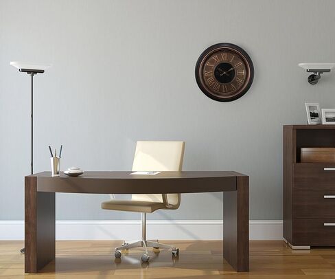 Kiera Grace Decorative Round Wall Clocks, Bronze, Black in Kuwait