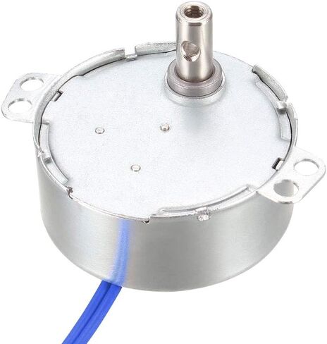 uxcell Electric Synchronous Synchron Motor - Turntable Motor 100-127 VAC 50-60Hz CCW/CW 4W 9-11RPM in Saudi Arabia