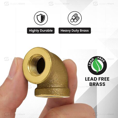 Everflow Supply BRNL0100-NL كوع 1 بوصة 90 درجة بدون رصاص in Saudi Arabia