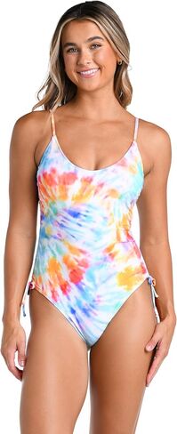 Hobie Women's Standard Side Shirred One Piece Swimsuit in Saudi Arabia