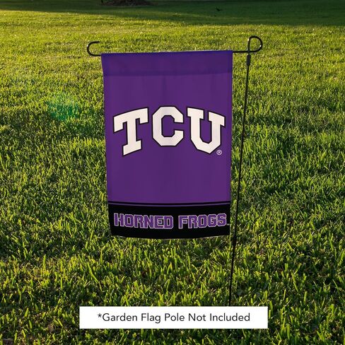 Desert Cactus Texas Christian University Garden Flag Horned Frogs TCU Banner 100% Polyester (Design B) in Saudi Arabia