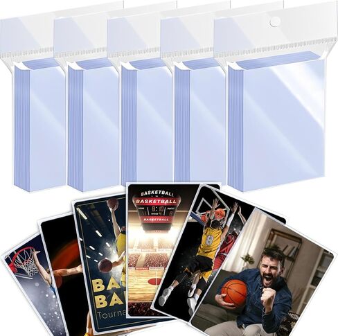 500 Counts Penny Sleeves for Trading Cards - Baseball Sports Soft Card Sleeves Clear, Fit for Football Card, Sports Cards, MTG, Yugioh in Kuwait