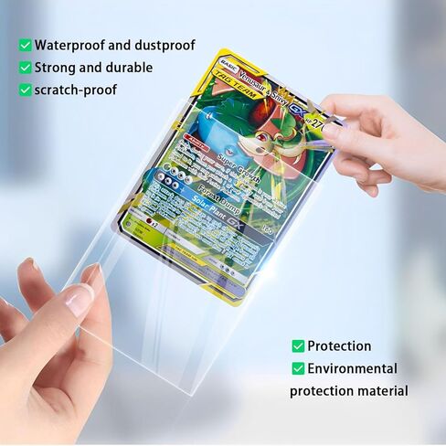 500 Counts Penny Sleeves for Trading Cards - Baseball Sports Soft Card Sleeves Clear, Fit for Football Card, Sports Cards, MTG, Yugioh in Kuwait