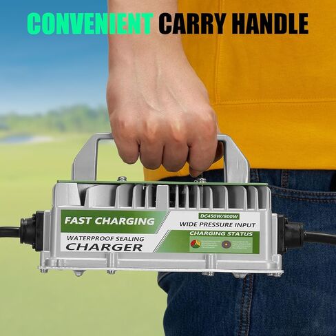 شاحن بطارية عربة الجولف Club Car DS/Precedent، قابس دائري من النوع 3 دبابيس لطراز ClubCar 48 فولت، شاحن ذكي بقدرة 15 أمبير in Kuwait