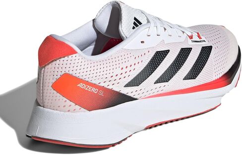 أديداس Adizero Sl أبيض/أسود/أحمر ساطع 1 10 D (M) in Saudi Arabia
