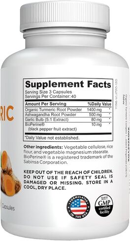 Turmeric Curcumin with Black Pepper & Ashwagandha - High Absorption Ultra Potent Turmeric Supplement with 95% Curcuminoids, BioPerine & Ashwagandha - Turmeric Capsules for Joint Support 90 Capsules in Saudi Arabia
