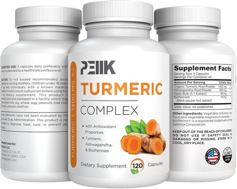 Turmeric Curcumin with Black Pepper & Ashwagandha - High Absorption Ultra Potent Turmeric Supplement with 95% Curcuminoids, BioPerine & Ashwagandha - Turmeric Capsules for Joint Support 90 Capsules in Saudi Arabia
