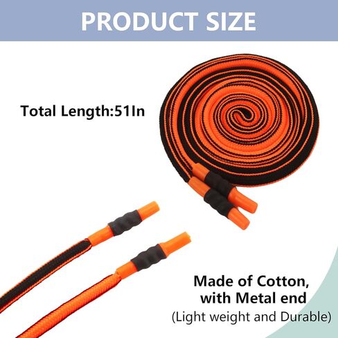 BOROLA 1Pcs 51 Inch Fashionable Durable Cotton Drawstring, Premium Hoodie, Sports Pants, Shorts Universal Drawstring Replacement (Black Rope, Cylinder Metal Head) in Saudi Arabia