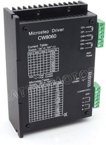 RATTMMOTOR CW8060 Nema23 Nema34 محرك متدرج سائق تيار مستمر 24-80 فولت 2A-6A 256 Microstep لآلة طحن جهاز التوجيه باستخدام الحاسب الآلي in Kuwait