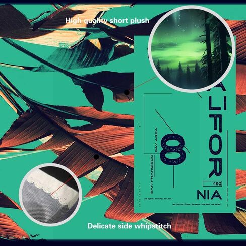 Northern Lights Forest Tapestry 80x60 Inches Aurora Borealis Misty Pine Trees Trippy Tapestry Aesthetic Wall Art Meditation Decor for Bedroom Living Room Dorm GTDJIE0005 in Kuwait