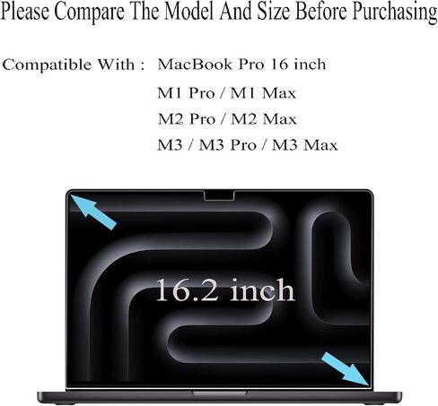 2 Pack Tempered Glass Screen Protector For MacBook Air 15 (2023 Released M2 Chip A2941, 2024 Released M3 Chip A3114) Laptop, 9H Hardness,Bubble Free in Saudi Arabia