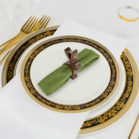 مجموعة حلقات مناديل أرنب عيد الفصح من خشب الجوز مكونة من 4 قطع، حوامل مناديل أرنب عتيقة للعطلات، الزفاف، عيد الميلاد، عيد الحب، الشكر - حلقات مناديل العشاء الفريدة من نوعها من خشب الجوز البني لديكور غرفة الطعام في الربيع in Kuwait