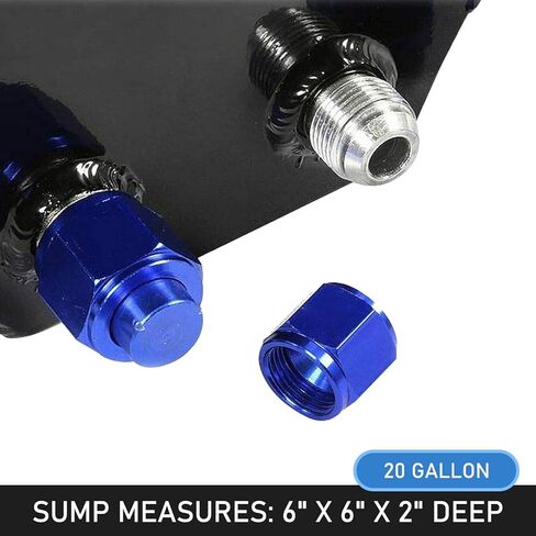 خلية وقود ألومنيوم سعة 5 جالون من EASYBERG، خزان غاز فضي مع غطاء ومرسل مستوى مطلي in Kuwait