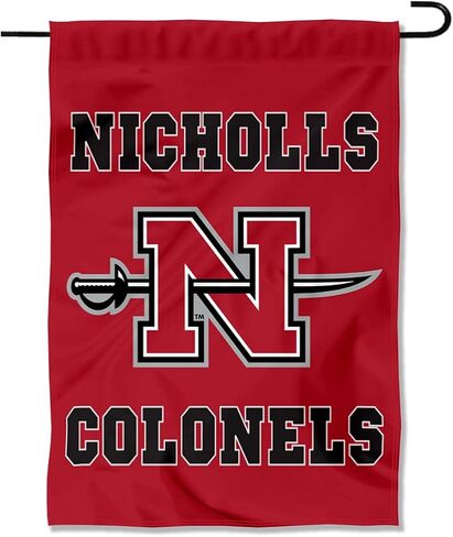 Nicholls State Colonels Garden Banner Flag in Saudi Arabia