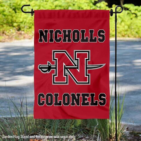 Nicholls State Colonels Garden Banner Flag in Saudi Arabia