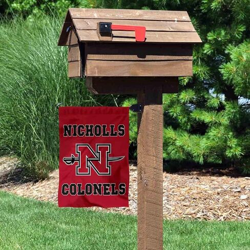Nicholls State Colonels Garden Banner Flag in Saudi Arabia