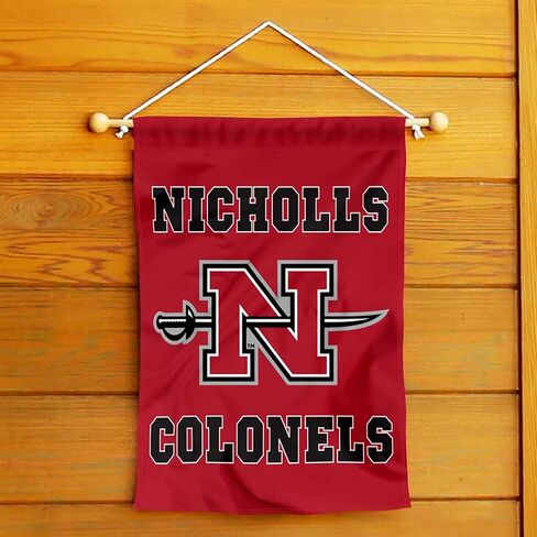 Nicholls State Colonels Garden Banner Flag in Saudi Arabia