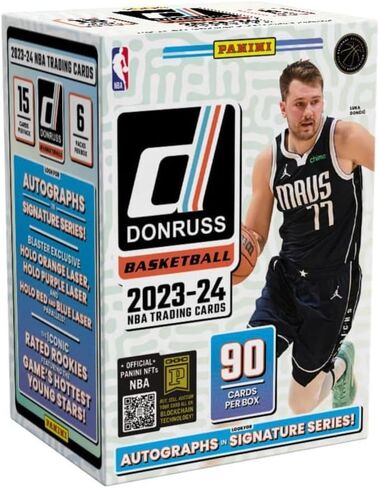 2023/24 Panini Donruss Basketball 6-Pack Blaster Box - 2023/24 Panini Donras Basketball 6 Pack Blaster Box، أزرق in Saudi Arabia