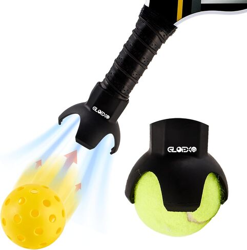 MLP-2 PCS Pickleball وTennis Ball Retriever مثل الأخطبوط، جزء علوي فريد من نوعه بتصميم 4 لمس، يناسب أي مضارب - ملحقات مثالية لهواة الجمع - محمولة وخفيفة الوزن ومتينة ومتعددة الاستخدامات in Kuwait