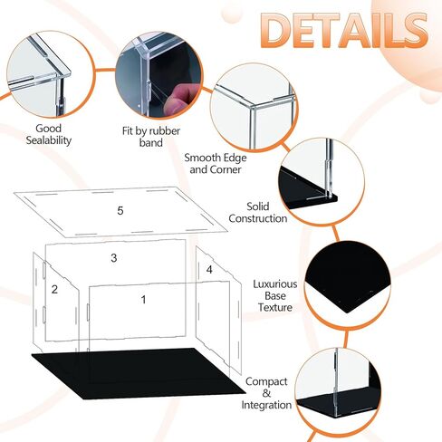 حافظة عرض كرة السلة، صندوق عرض علبة كرة السلة الأكريليك مع حامل، حافظة عرض أكريليك شفافة لكرة السلة الموقعة، كرة القدم، المقتنيات، نماذج السيارات، الدمى in Kuwait