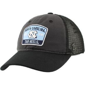 ZHATS Standard NCAA Officially Licensed Hat University Patch Switchback Charcoal Black, Grey, One Size
