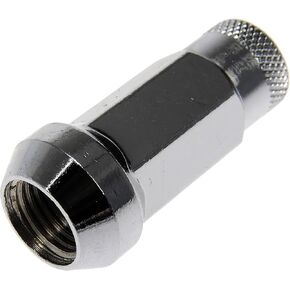 Dorman 713-685 Chrome Open End Knurled Wheel Nuts Compatible with Select Models, 20 Pack