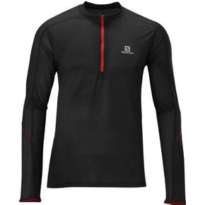 Salomon Men's Trail Runner Long Sleeve Zip Tee
