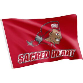 Desert Cactus Sacred Heart University Flag Pioneers SHU Flag Banners 100% Polyester Indoor Outdoor 3x5 feet Flags (Style 2)