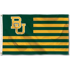 College Flags & Banners Co. Baylor Bears American Stripes Nation Flag