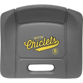 Barstool Sports Deluxe Molded Foam Stadium Seat Chair Grey Spittin Chiclets Water Resistant Sport Bleacher Cushion and Comfy Butt Pillow Long Sitting Back and Tailbone Pain Relief