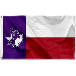 College Flags & Banners Co. Tarleton State Texans State of Texas 3 ft x 5 ft Flag