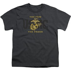 US Marine Corps Split Tag Unisex Youth T Shirt for Boys and Girls